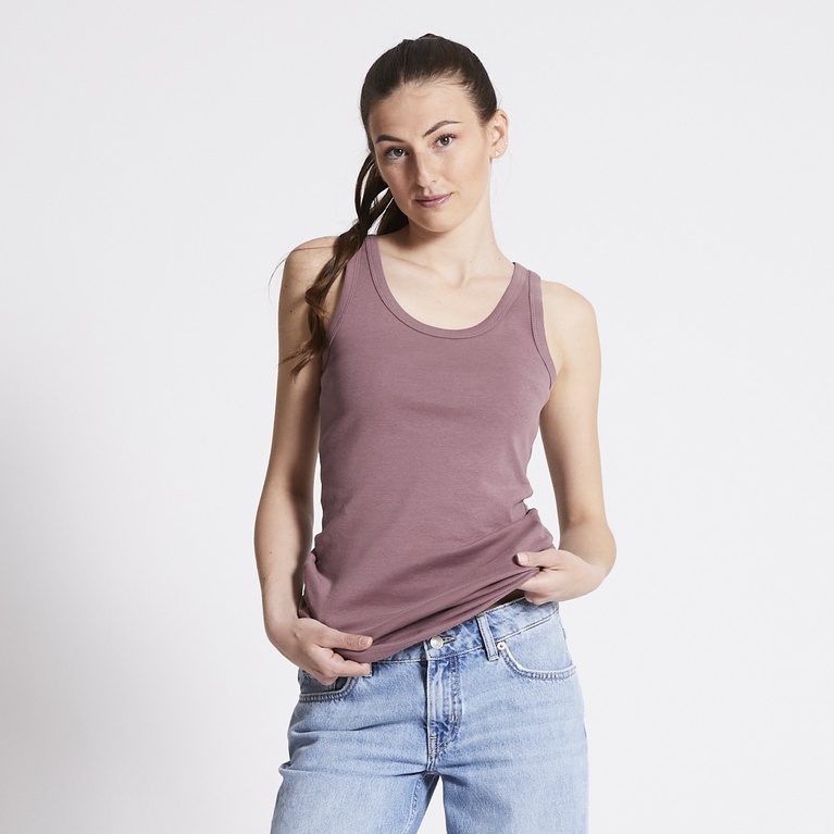 Ribbet tanktop "Johanna" Ribbet tanktop "Johanna"